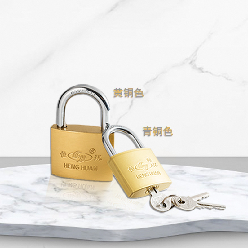 Factory source small lock multi-specification household single-pass dormitory lock imitation copper padlock anti-theft iron lock