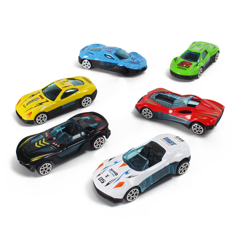 Cross-border gift alloy car model racing toy car gift car mini sliding decoration boy wholesale