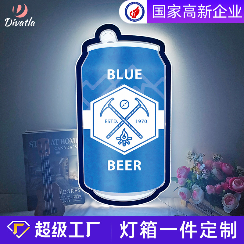 Торговый заказной световой короб Коммерческий логотип акриловая основа форма светодиодной вывески Неоновая вывеска индивидуальная настройка