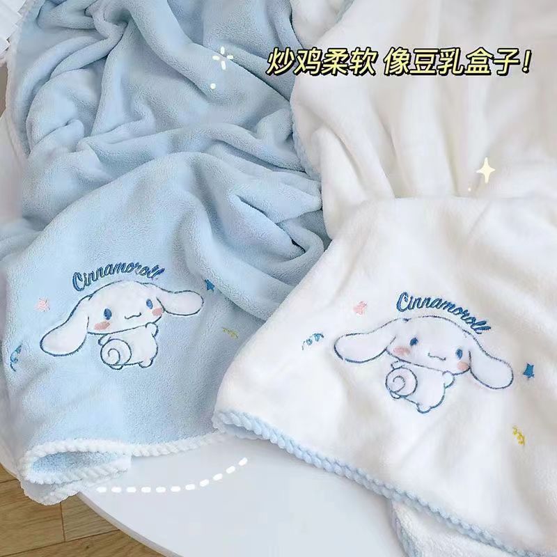Cartoon Towel Cute Cinnamon Dog Bath Towel Set Manufacturer Wholesale Soft Thickened Absorbent Hair Drying Cap Bath Towel Style