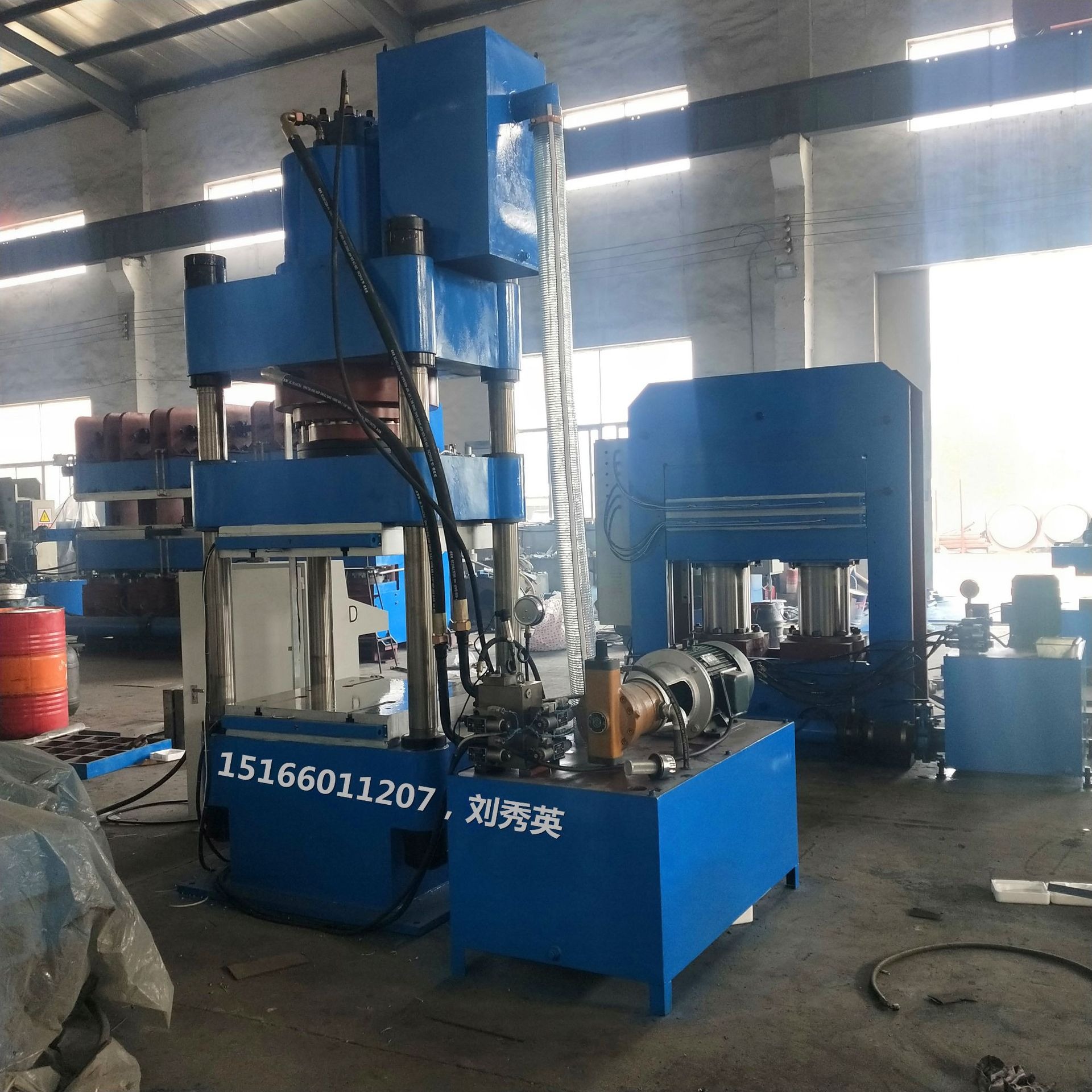 250t Motorcycle Brake Pad Molding Machine, Curve Heating Fully Automatic Vulcanizer, Three-Beam Four-Column Hydraulic Press