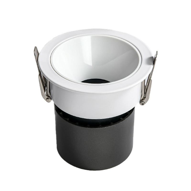 Full Spectrum Deep Cup Anti-Glare Spotlight Cob Embedded Led Downlight Full Spectrum Small Hill Wall Washer Without Main Light