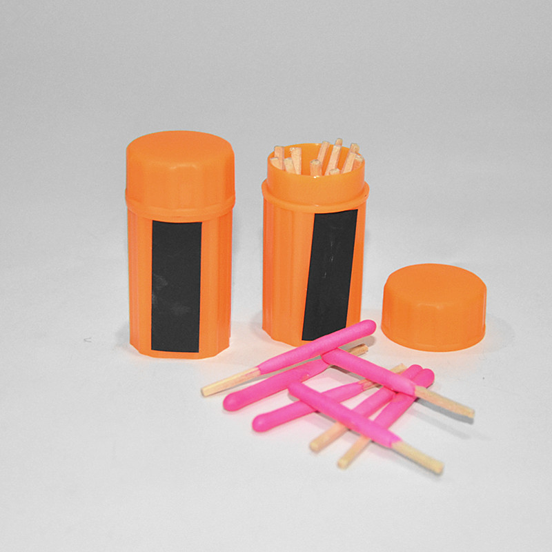 Уличные спички, ветрозащитные спички, набор для выживания на открытом воздухе, экстренное оборудование для разжигания огня, 20 штук/ведро