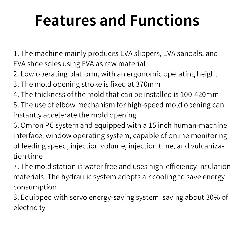 10-Station Eva Injection Molding Machine China Eva Injection Machine