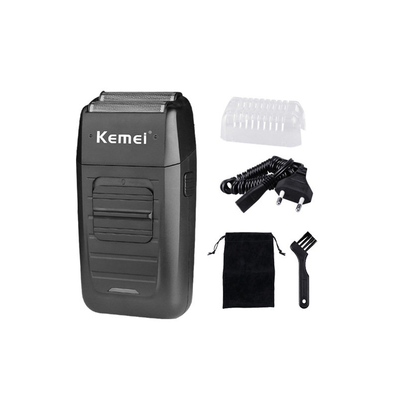 Kemei Km-1102 Reciprocating Electric Shaver for Men, Electric Head Shaver, Beard Trimmer for Home Use