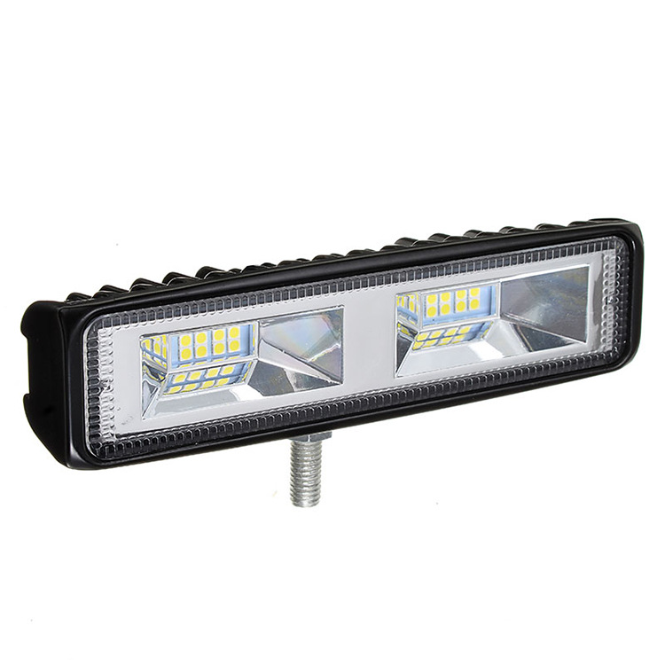 Car motorcycle work light one-line 16LED 48W off-road vehicle spotlight engineering lamp inspection light 12V/24V