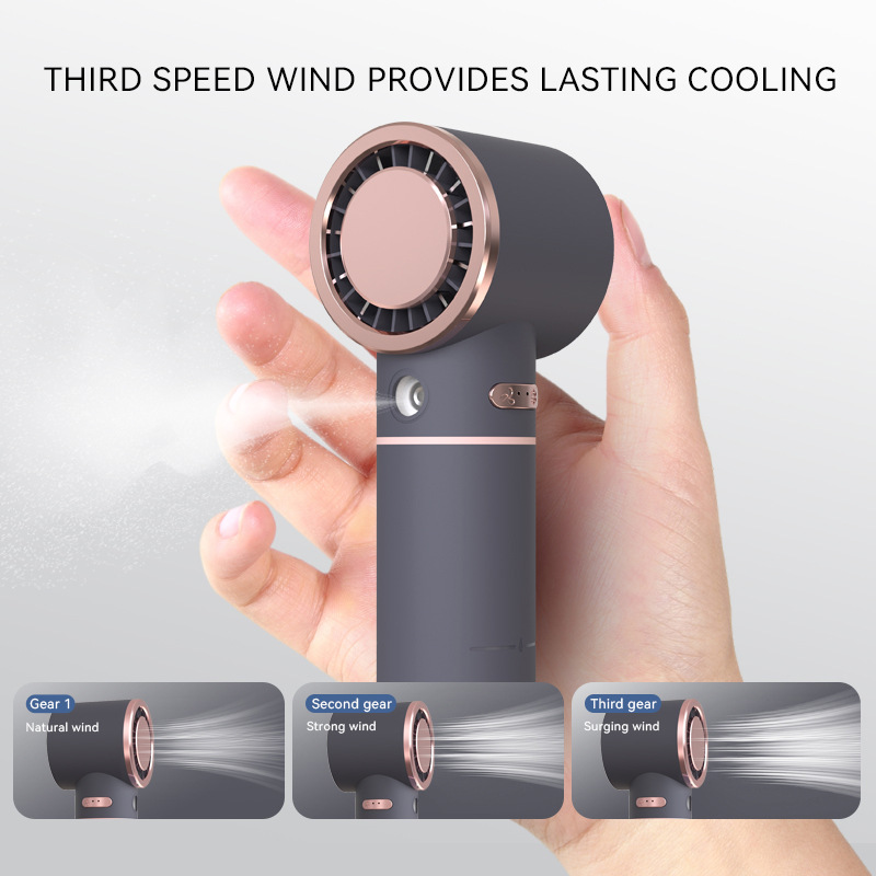 Technology Leads the New Trend of Cool and Cool Semiconductor Cold Compress Water Replenishment Fan Essential Intelligent Summer Heat-relieving Artifact in Summer
