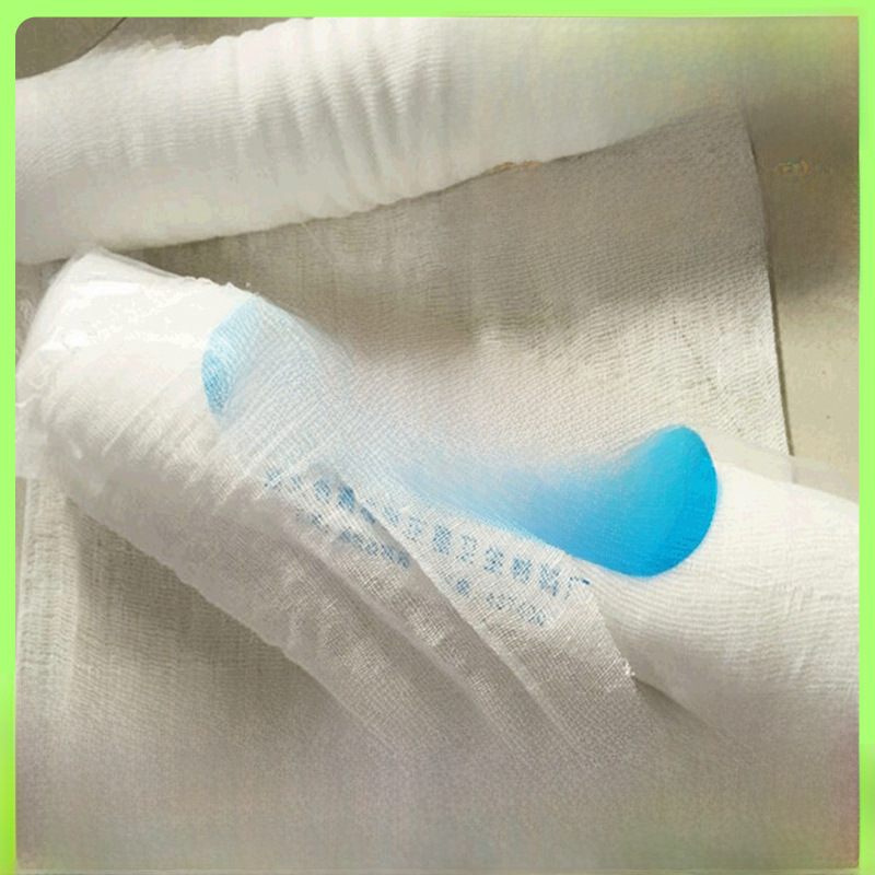 Factory wholesale absorbent gauze medical km roll fine gauze silicone mold reinforcement textile cotton gray cloth