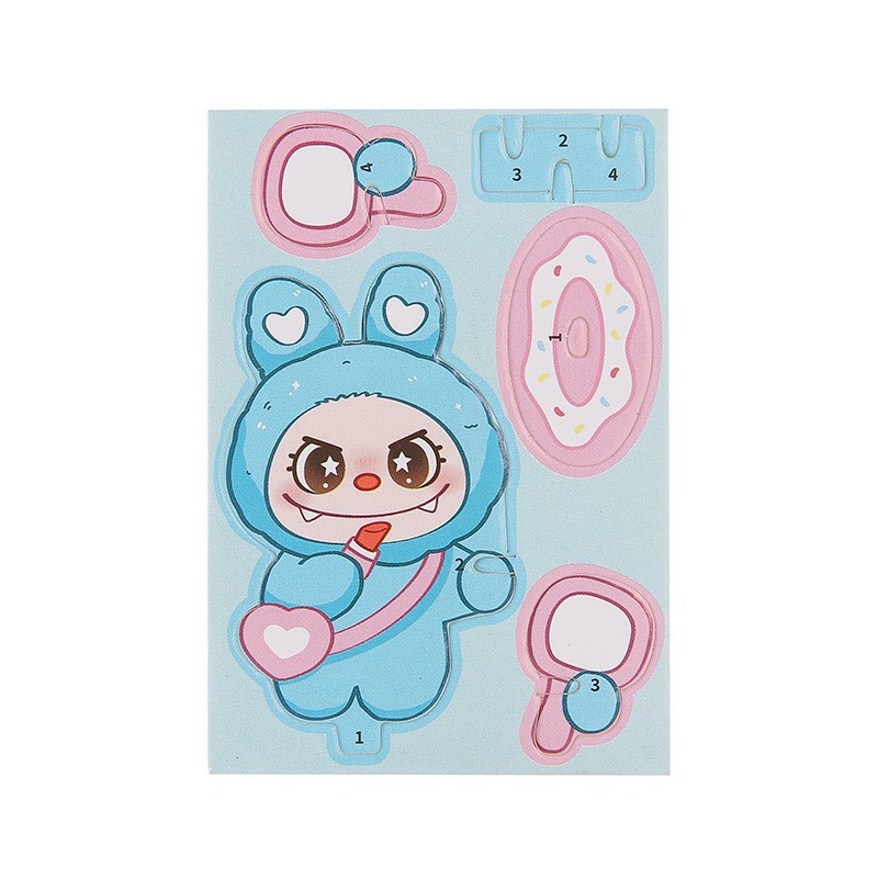 Children's Paper 3D Stereo Cloth Puzzle Educational Toys Handmade DIY Puzzle Toys Kindergarten Gifts Wholesale