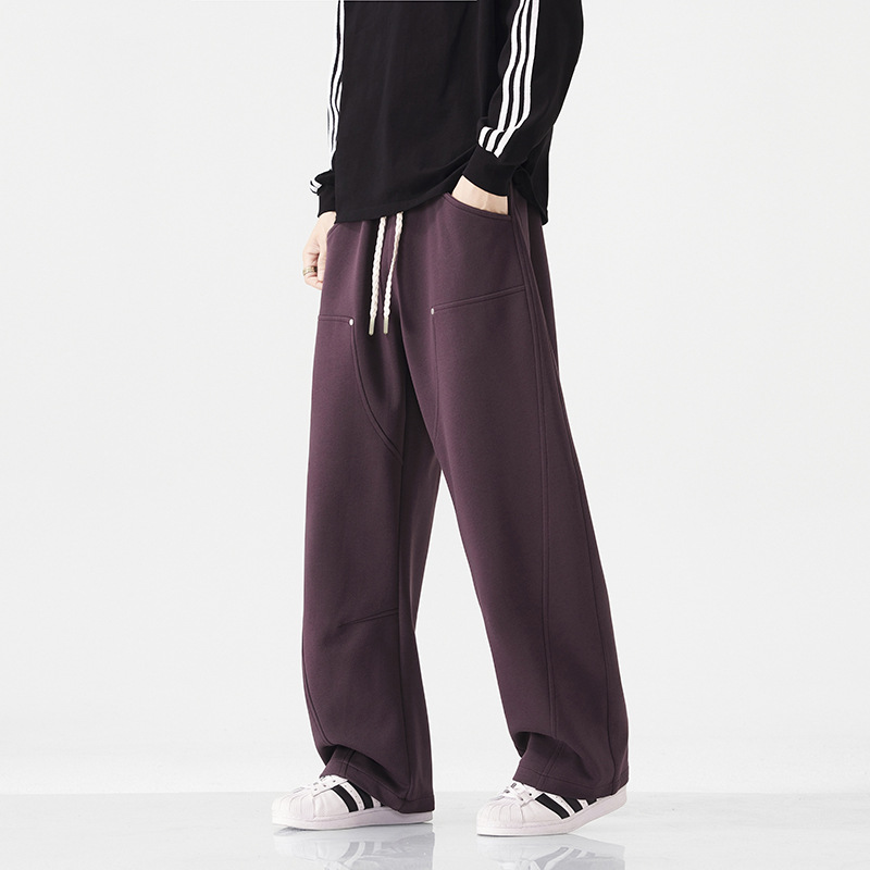 Jyf-M8819 Spring and Autum Youth Men's Pants 2025 New Fashion Brand Handsome Sports Pants