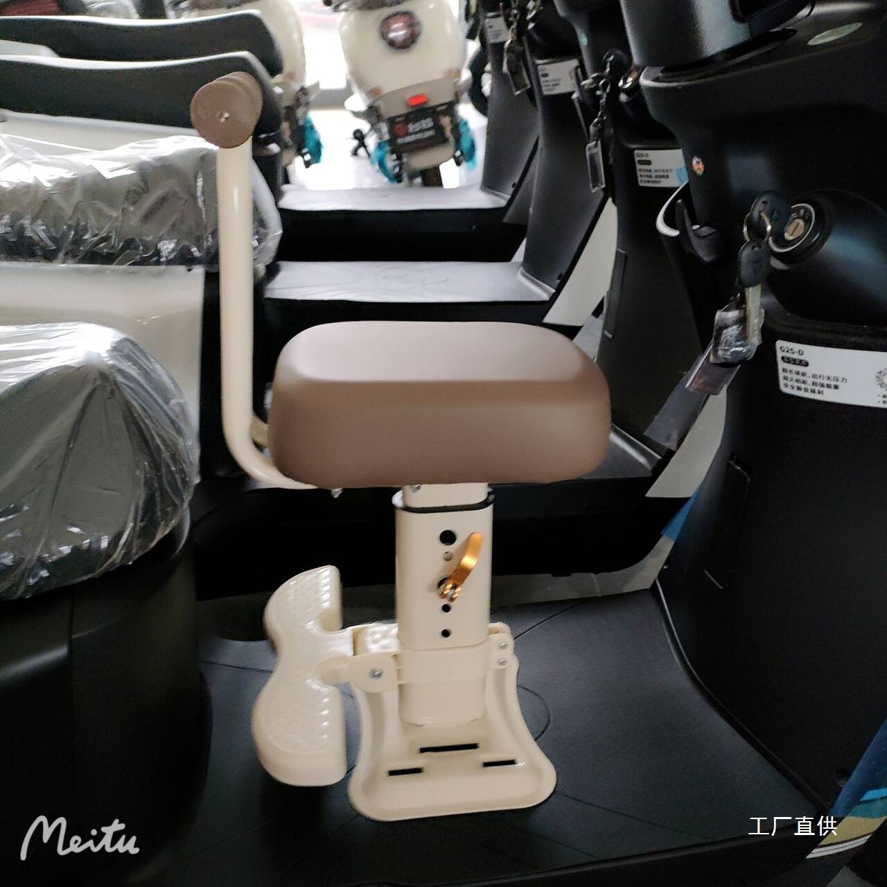 Electric Vehicle Front Child Seat Battery Motorcycle Child Safety Baby Seat Electric Vehicle Pedal Safety Seat