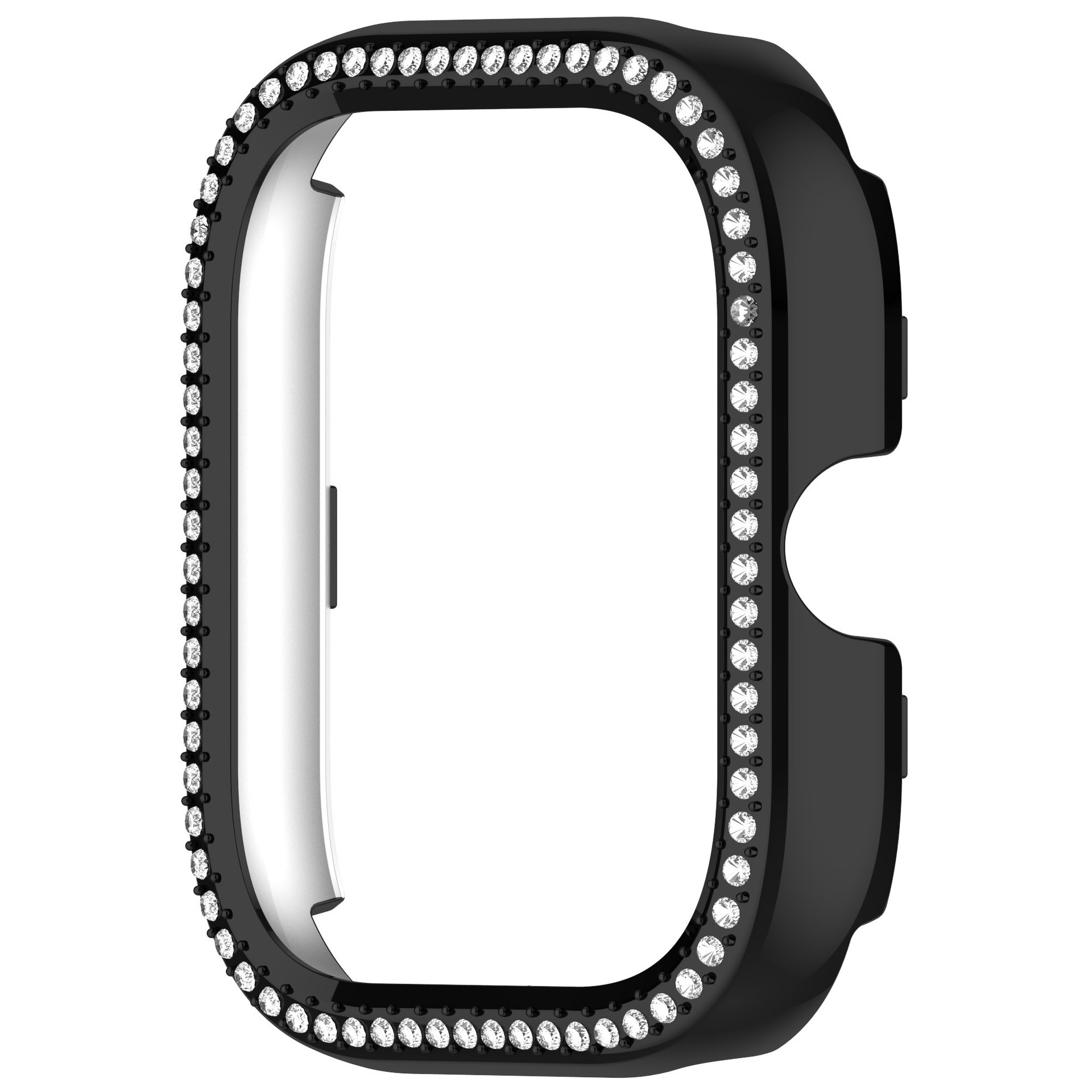 Suitable for Redmi Watch4/5/6 Cut Out Protective Case Pc with Diamond Inlay Redmiwatch5A/5L Watch Half Case