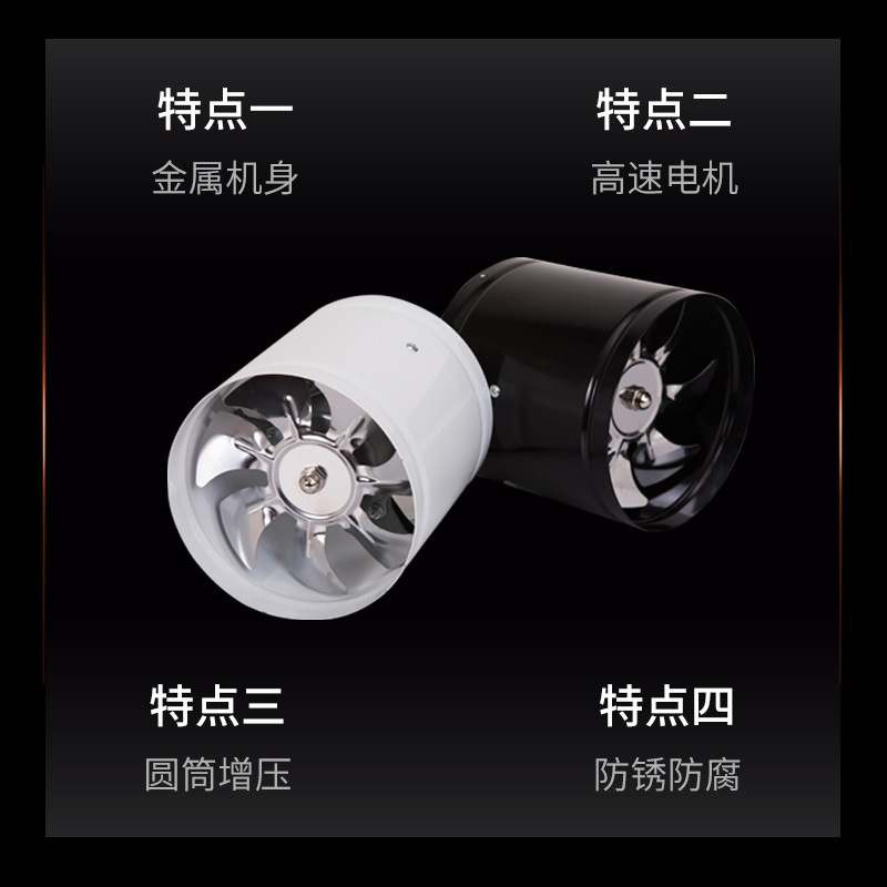 Exhaust Fan Kitchen Window Exhaust Fan Powerful Smoke Exhaust Silent Exhaust Fan Home Rental Range Hood Ventilation Fan