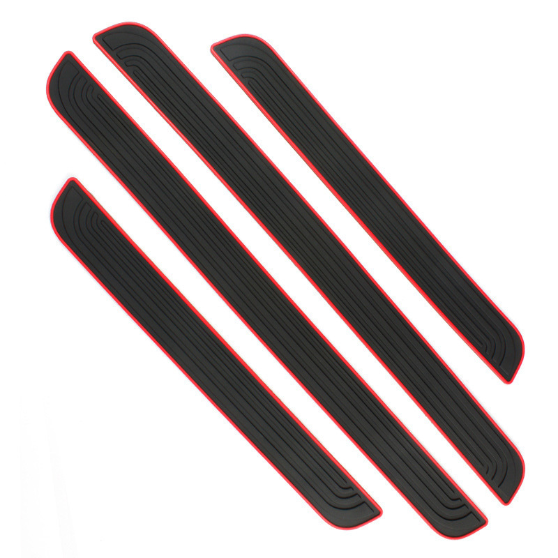 Factory direct car threshold protection rubber strip PVC welcome pedal anti-scratch anti-scratch car stickers Sports Universal logo