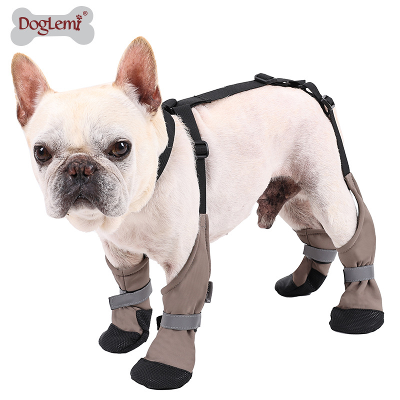 Pet Dog Shoes, Anti-Dirty, Anti-Falling, Straps, Warm Golden Retriever Dog Shoes, Pet Supplies, Anti-Dirty Artifact When Going Out