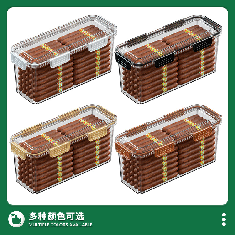 Zhang Gong Cigar Humidor Cigar Box Portable Cedar Wood Aging Box Cigar Cohiba Fragrant Cigar Maintenance Box