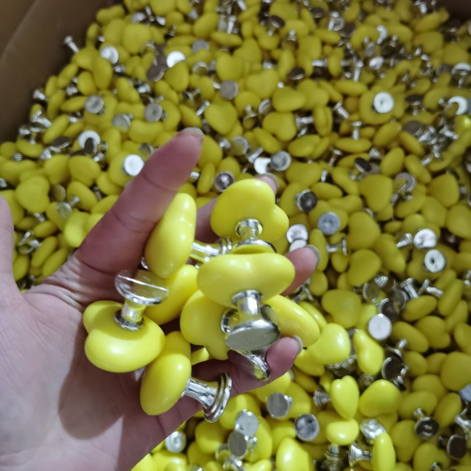 in stock with love toilet press artifact simple furniture handle solid heart button factory outlet