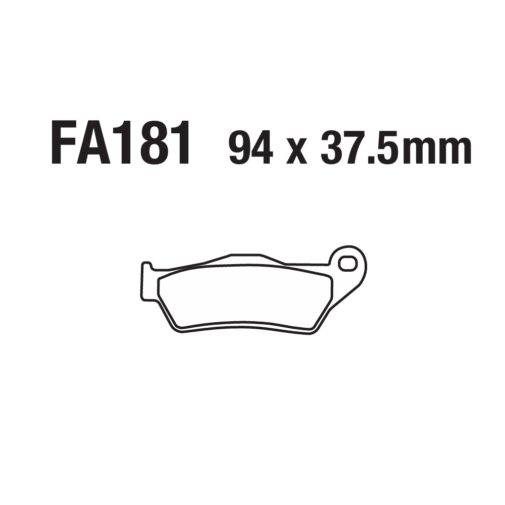 Motorcycle Disc Brake Pad Disc Brake Pad Brake Pad Kart ATV ATV PLU FA181