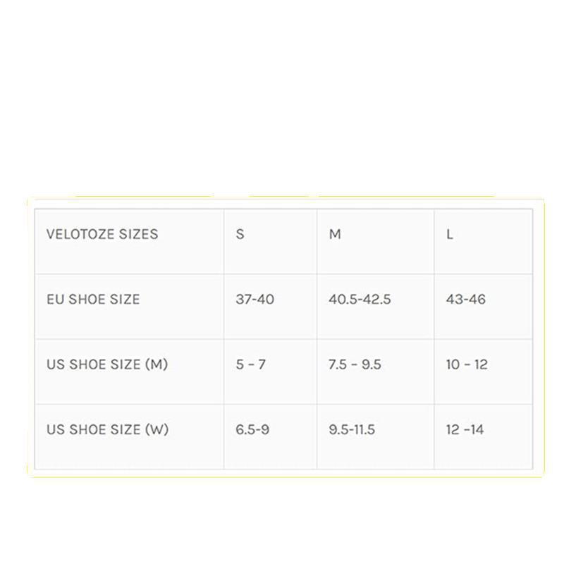 Velotoze Aero High Silicone Shoe Cover Buckle Covers Road Bicycle Shoes Waterproof and Windproof