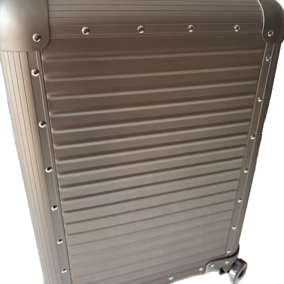Japanese and Korean New Aluminum-Magnesium Alloy Trolley Case 20inch Boarding Case Anti-Fall Suitcase Password Box