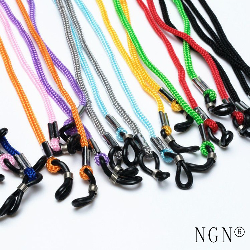 Nylon glasses rope European and American non-slip sports glasses lanyard halter fixed play ball anti-drop color glasses rope