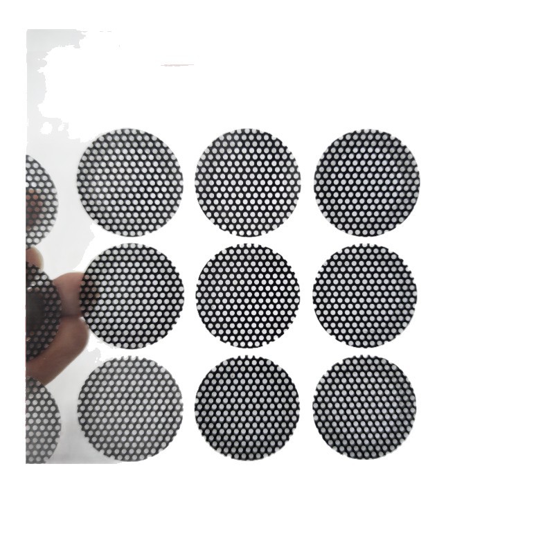 Equipment Chassis Pvc Dustproof Mesh Fan Filter Pc Flame Retardant Ventilation Special-Shaped Mesh Cover Punched Adhesive Nylon Mesh