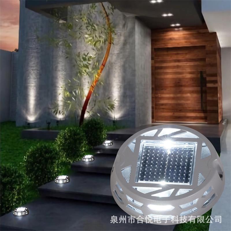Solar Lights, Outdoor Garden Lights, Underground Lights, Pastoral Lawn Lights, Anti-Pressure Die-Cast Aluminum Atmosphere Lights, Cross-Border Amazon