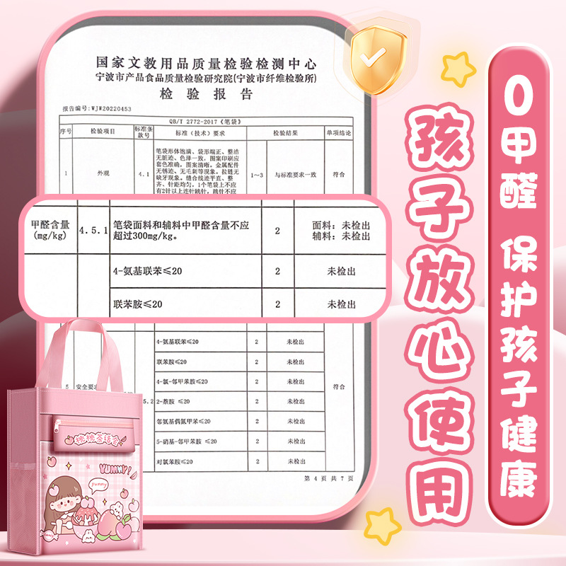 Princess Nini Large Capacity Oxford Cloth Tutorial Bag Girl Little Boy Canvas Tutorial Tote Bag School Bag