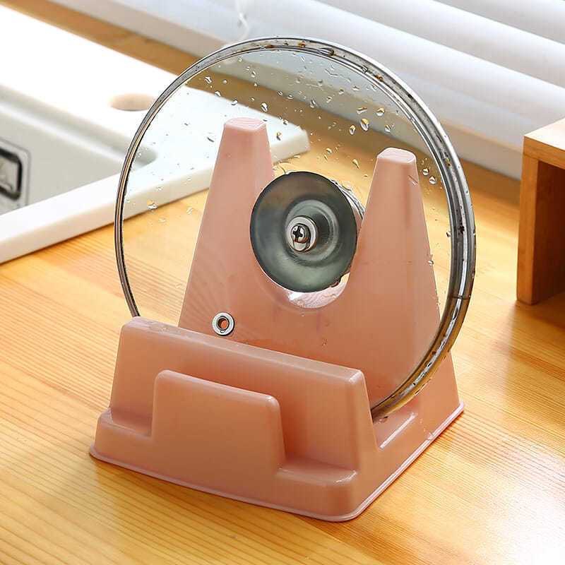 Подставка для крышек кастрюль без сверления, подставка для разделочных досок, пластиковая подставка для хранения на кухонном столе