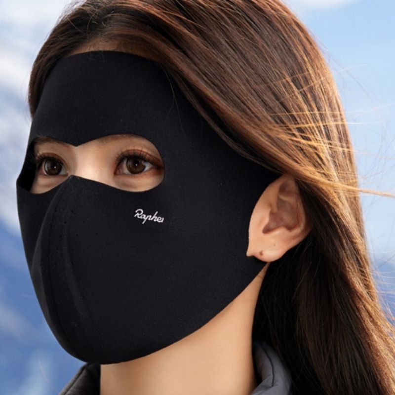 Face-Warming Mask for Women in Autumn and Winter, Full-Face High-Looking Australian Velvet Stereo Windproof, Cold-Proof and Sun-Proof Cycling Mask