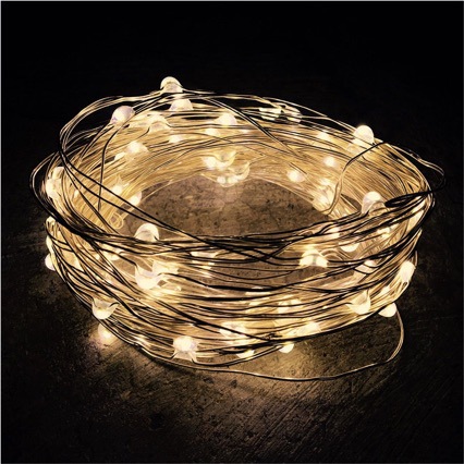 Led copper wire lamp string bouquet decorative atmosphere colored light bar small light string stall light line wholesale