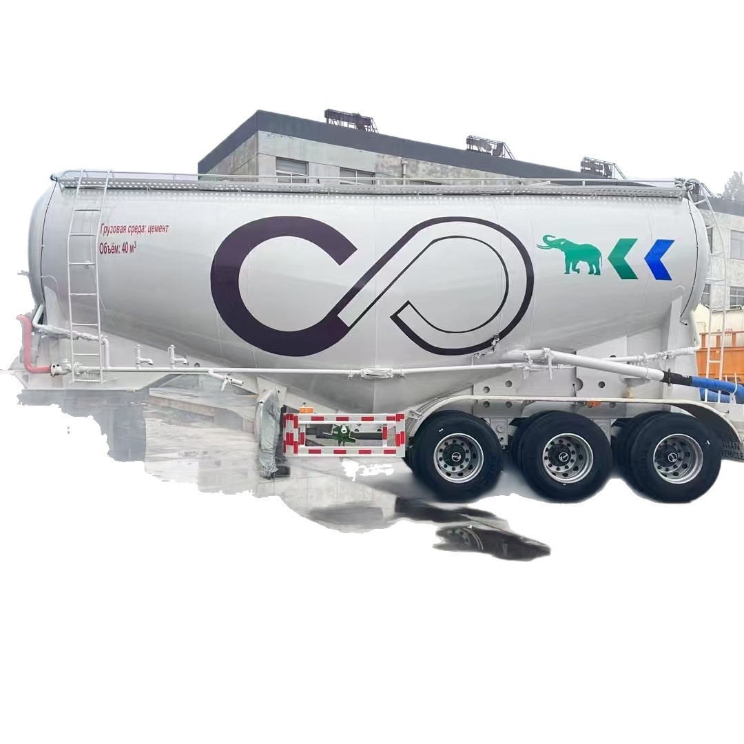 Cross-Border Manufacturers Directly Supply 45-Cubic-Meter Bulk Cement Tankers and 55-Cubic-Meter Dry Mixed Mortar Tankers for Transportation