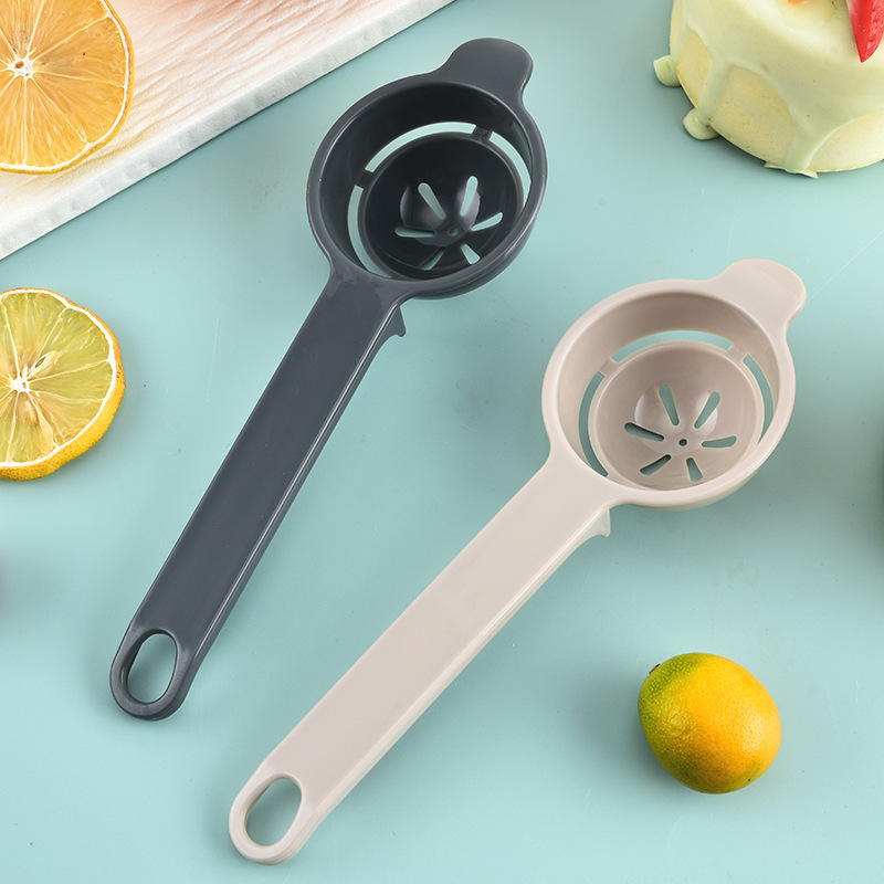 Готовый пластиковый разделитель желтка с длинной ручкой цветной фильтр для яиц кросс-бордерный инструмент для выпечки