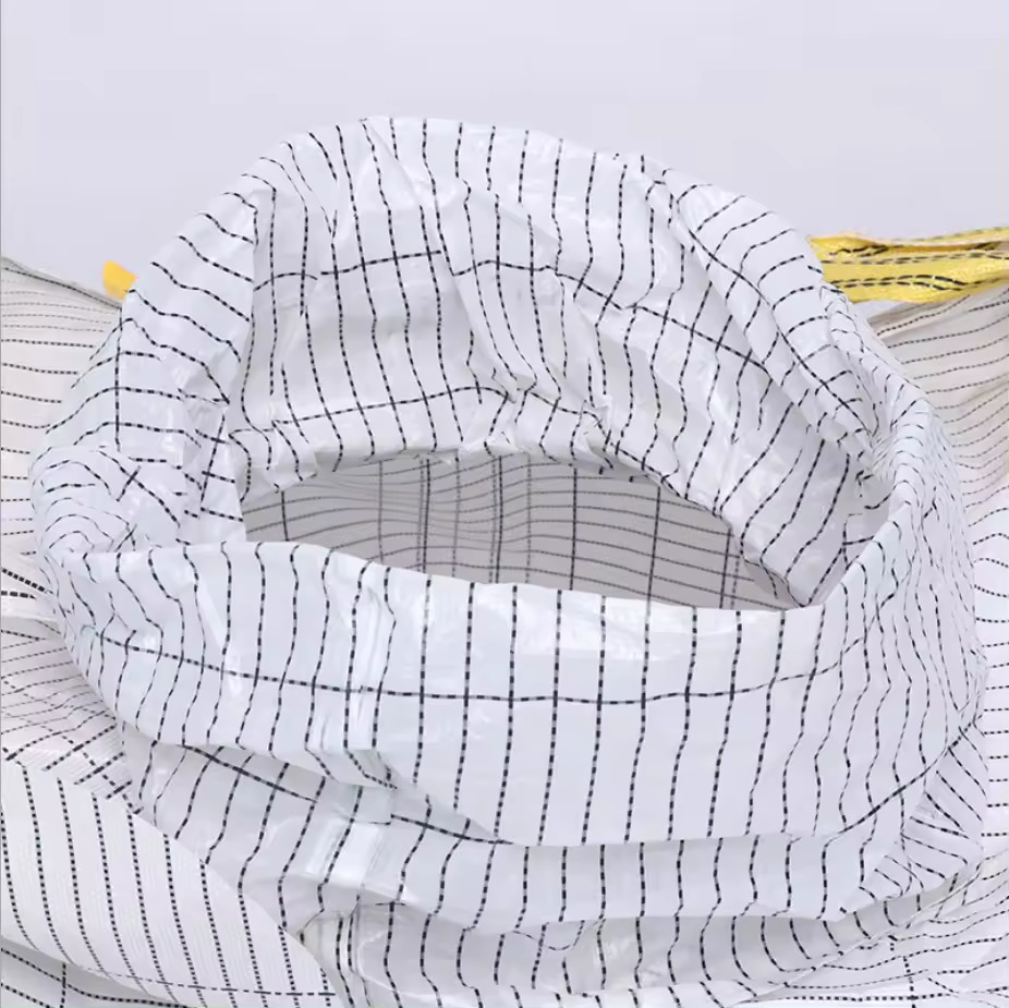 Factory Direct Supply Chemical Powder Container Bag Conductive Ton Bag Leak-Proof Moisture-Proof Ton Bag Sun-Resistant Wear-Resistant Space Bag
