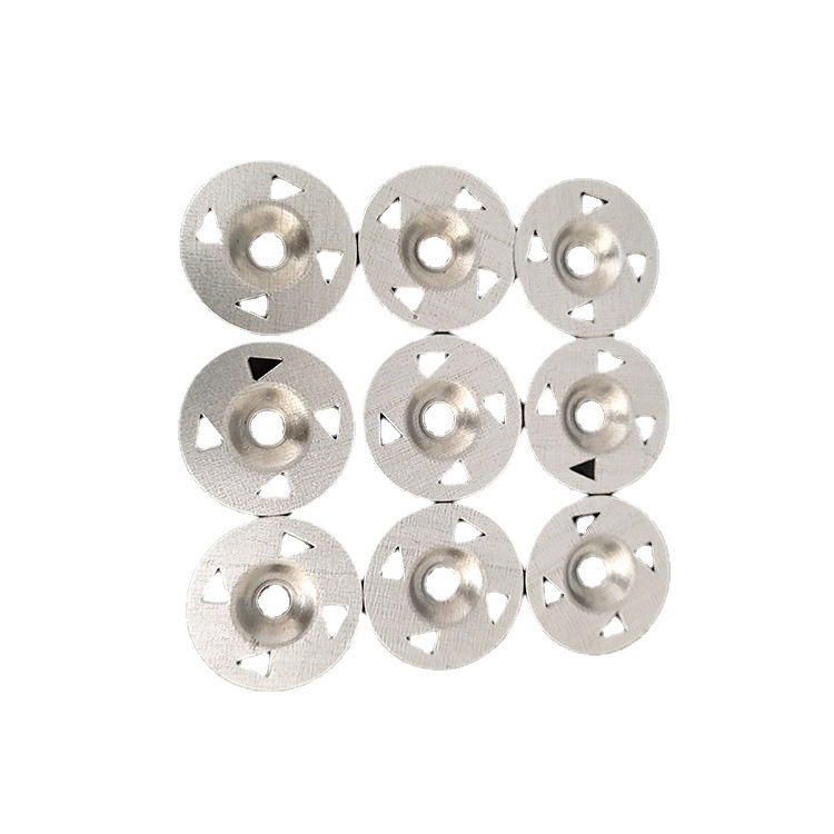 Butterfly-shaped four-claw gasket composite board fixed insulation nail lock piece inner wall calcium silicate board gypsum board anchor four-thorn piece