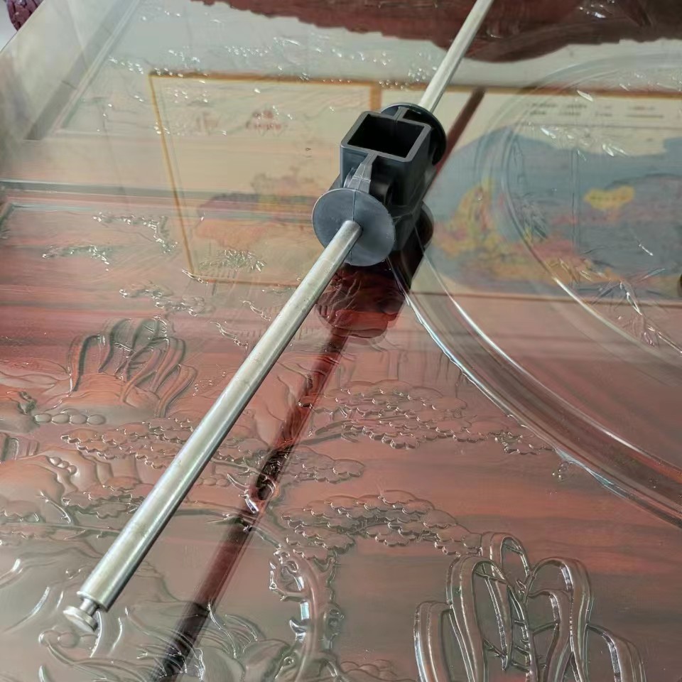 Tension barrel core support tension yarn rack barrel shaft support barrel core rack square tube clamp carbon fiber yarn rack bobbin support