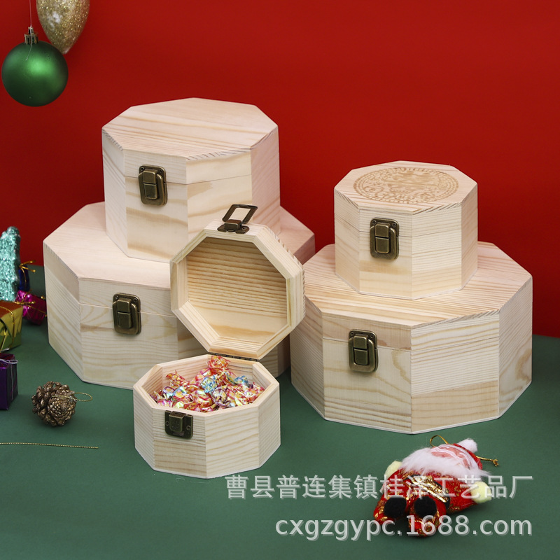 Custom Wooden Packaging Wooden Box Bird's Nest Black Walnut Spring Festival Nut Bamboo Rubber Wood Cao County Harvest