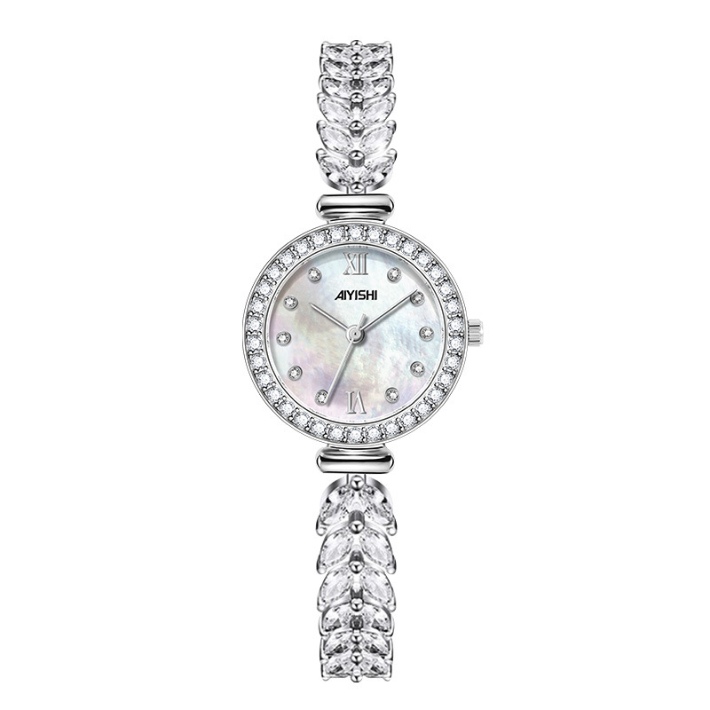 Aiyishi women's watch high-looking mermaid diamond bracelet steel belt trendy women's watch cross-border delivery 1856