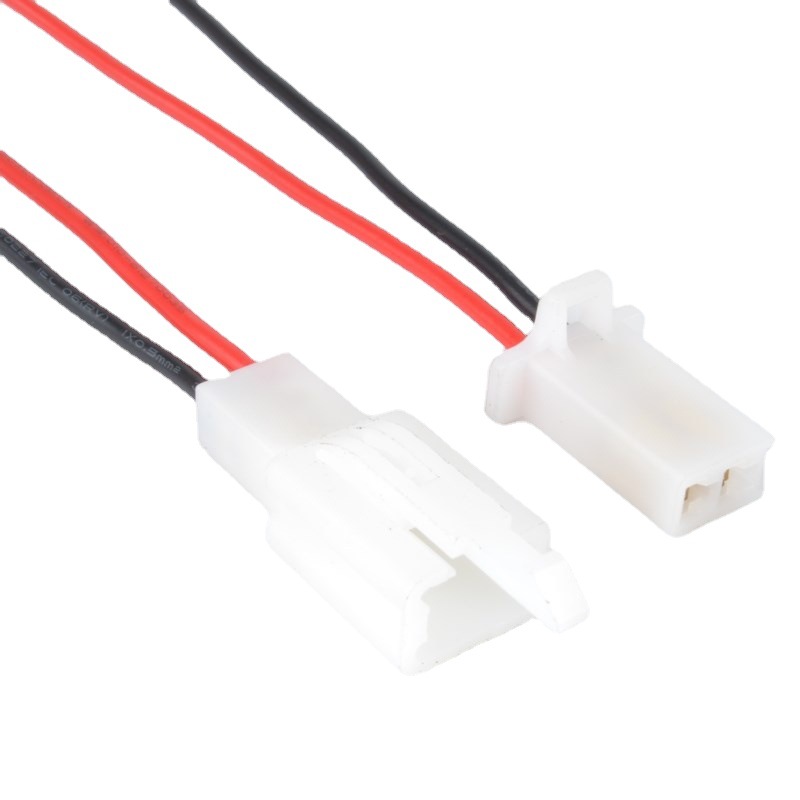 2.8mm Battery Car Connector Car Connector Complete Set of Car Plug-In Male and Female Plug with Wire