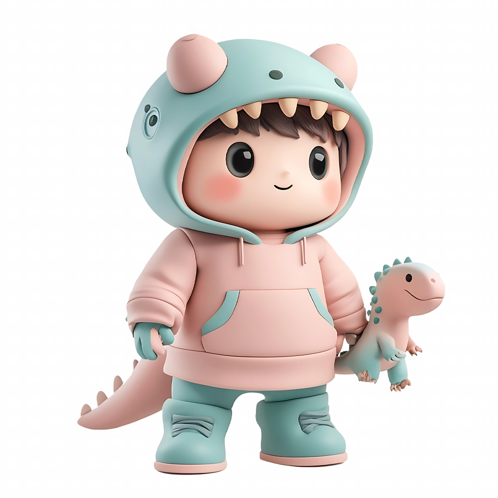 Pvc Glue Hand-Made Office Toy Doll Blind Box Hand-Made Custom Pvc Soft Glue Doll Trendy Accessories