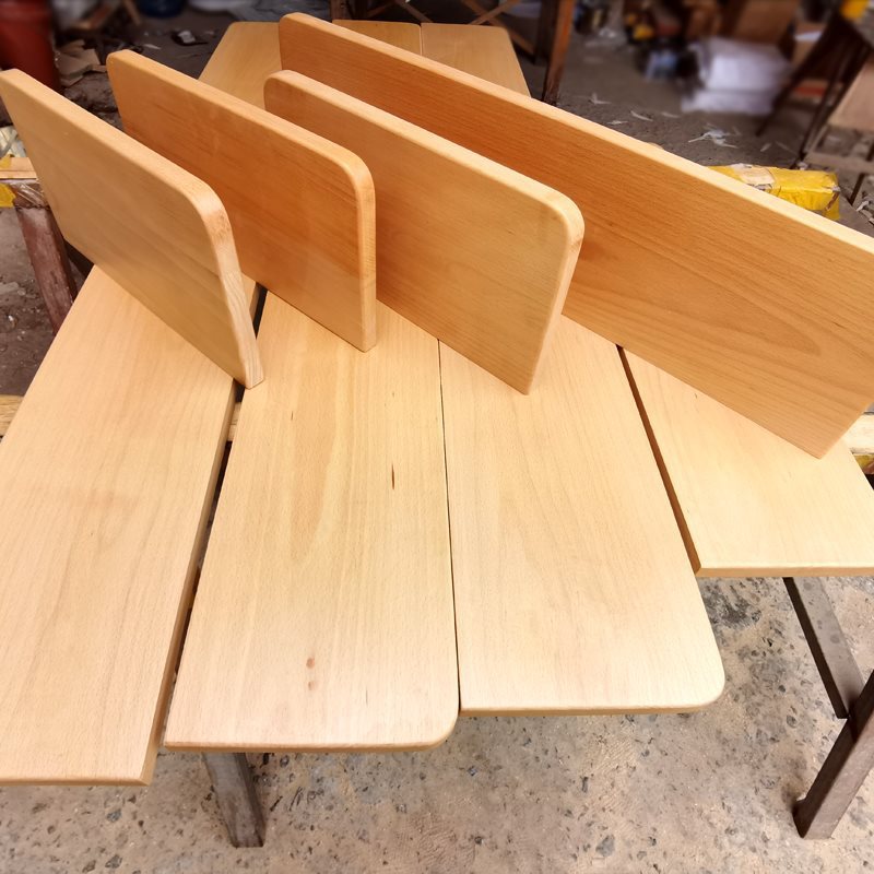 Bamboo, Pine, Beech, Solid Wood Board DIY One-Word Partition Shelf Shelf Bookshelf Decorative Board