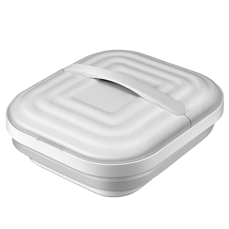 Cross-Border Trade Foot Bath Folding One-Click Start Portable Constant Temperature Heating Home Massage Foot Bath