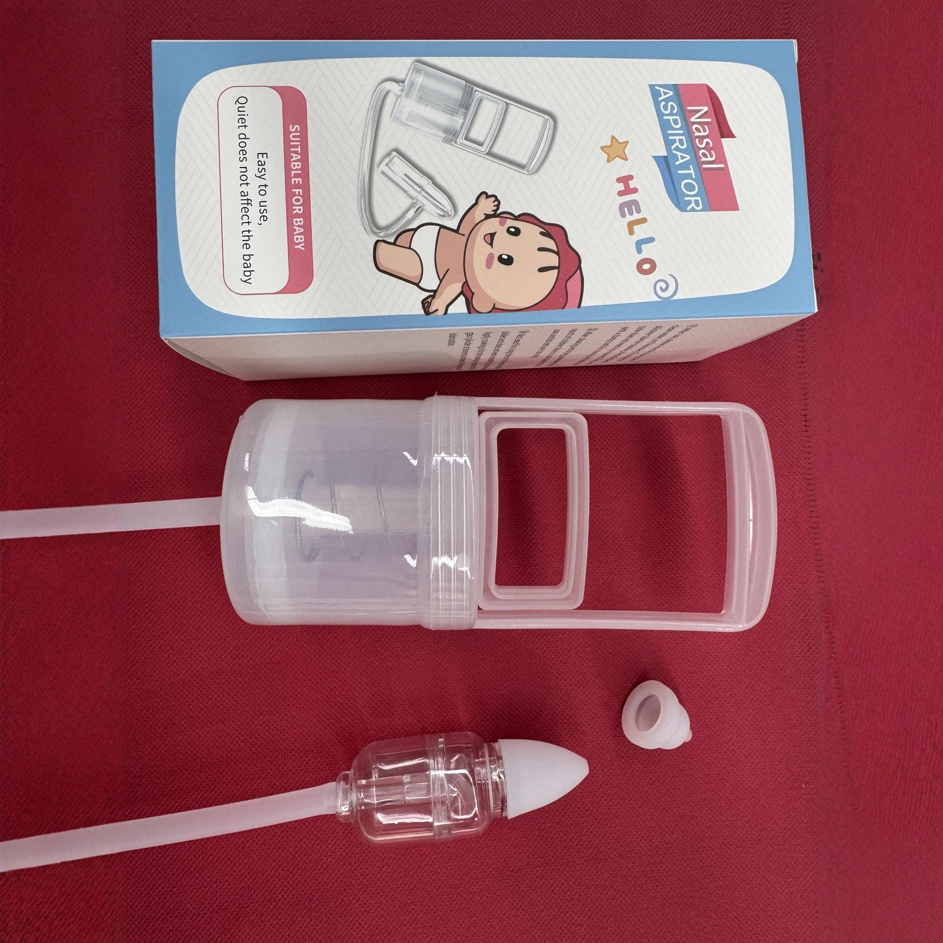 New Nasal Aspirator Negative Pressure Hand-Pulled Air Pump Infant and Toddler Snot Device and Booger Cleaning Suitable for Newborns