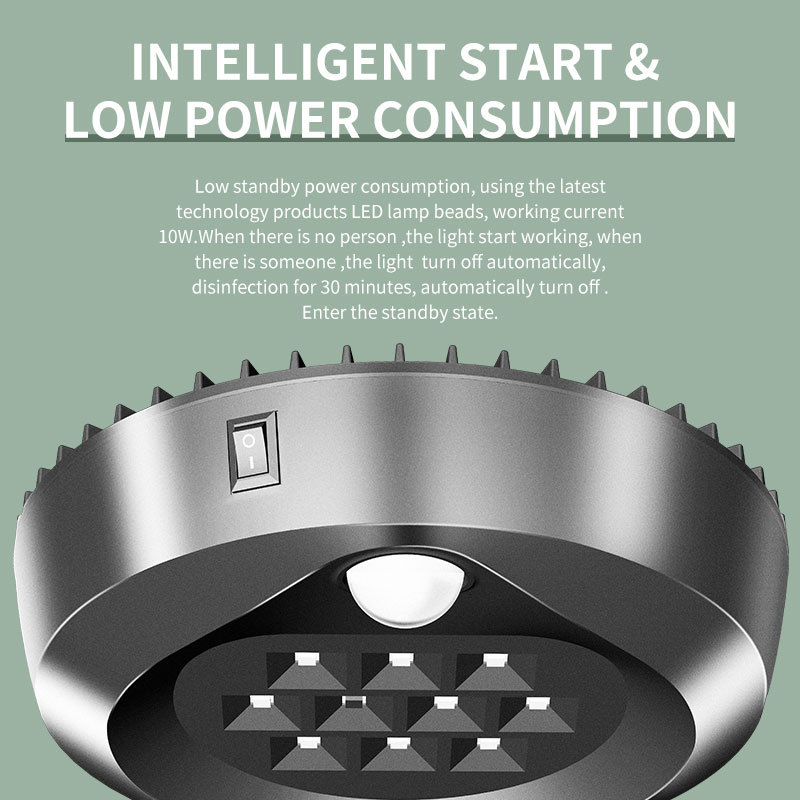 Disinfection Lamp for Elevators, Kitchens, and Bathrooms, Ultraviolet Light for Killing Viruses and Disinfecting, Low-Temperature Ultraviolet Disinfection Lamp