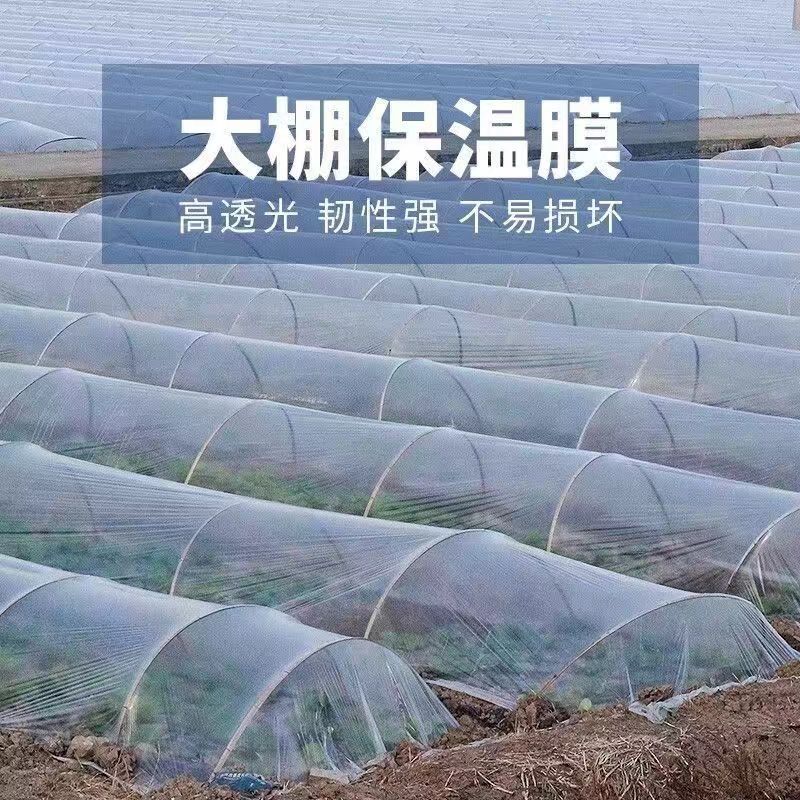 Vegetable Small Arch Shed Film Agricultural Plastic Film Insulation Cold-proof Anti-freeze Transparent Plastic Cloth Plastic Film Covering Waterproof