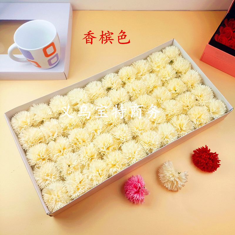 "Teacher's Day Carnation Soap Flower Head" Carnation Soap Flower for Teachers and Elders