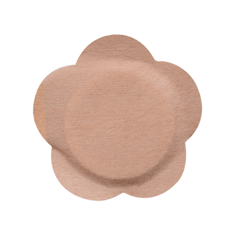 Plum blossom skin color non-woven three-volt patch moxibustion patch breathable dressing patch baby navel patch health care patch manufacturers wholesale