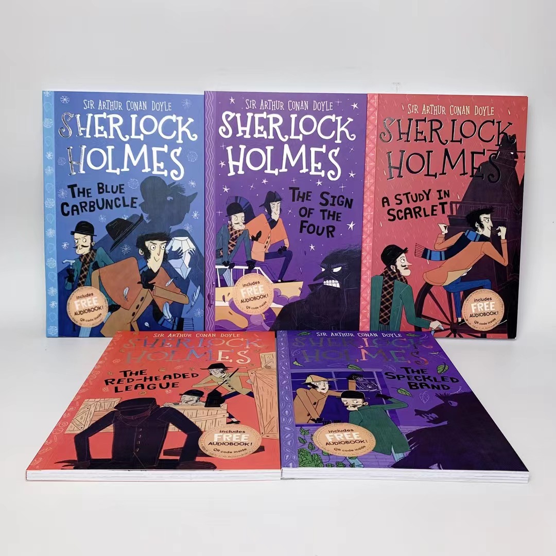 English version of the picture Sherlock Holmes detective one two three classic novels of detective reasoning