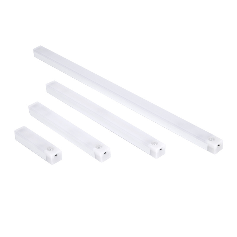 Popular Cross-Border Smart Abstract Human Body Induction Charging Night Light Long Magnetic Suction Aisle Stair Wine Cabinet Wardrobe