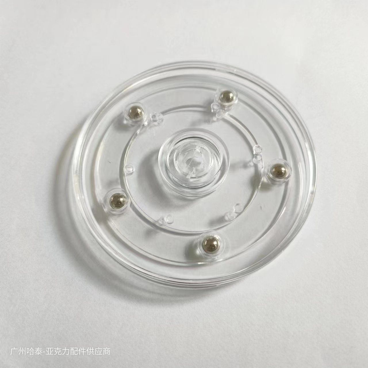 Прозрачная пластиковая поворотная платформа Hatai, вращающийся диск, акриловая поворотная платформа